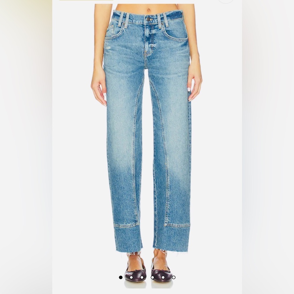 We The Free Light Blue Straight Leg Jeans